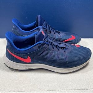 Nike Quest Blue Void/Red Orbit Men’s Sz 11.5‎